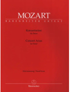 W.A. Mozart: Concert Arias For Tenor (noty na klavír, zpěv)