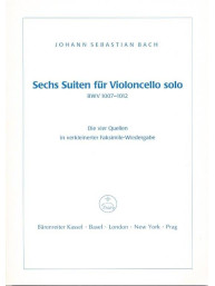J.S. Bach: Sechs Suiten fur Violoncello solo BWV 1007-1012 (noty na violonccello)