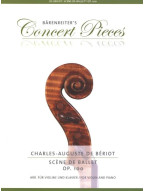 Charles Auguste de Bériot: Scéne de Ballet op. 100 (noty pro housle, klavír)