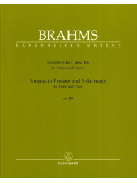Johannes Brahms: Sonatas In F Minor And E-Flat major (noty na housle, klavír)
