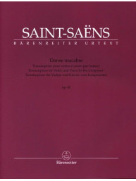 Camille Saint-Saëns: Danse macabre op. 40 (noty na housle, klavír)