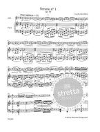 Camille Saint-Saëns: Sonata no. 1 in D minor op. 75 (noty na housle, klavír)