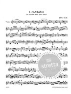 Georg Philipp Telemann: Twelve Fantasias For Violin Without Bass (noty na housle)