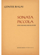 Günter Bialas: Sonata piccola (noty na housle, klavír)