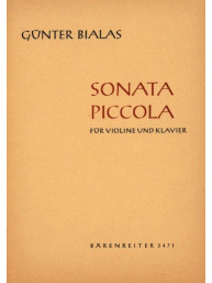 Günter Bialas: Sonata piccola (noty na housle, klavír)