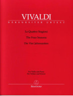 Antonio Vivaldi: The Four Seasons Op. 8 (noty na housle, klavír)