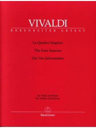 Antonio Vivaldi: The Four Seasons Op. 8 (noty na housle, klavír)
