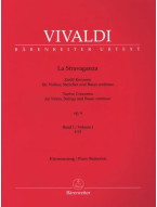 Antonio Vivaldi: La Stravaganza 1 (noty na housle, klavír)