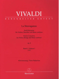 Antonio Vivaldi: La Stravaganza 1 (noty na housle, klavír)