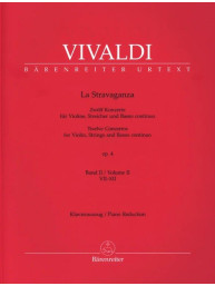 Antonio Vivaldi: La Stravaganza 2 (noty na housle, klavír)