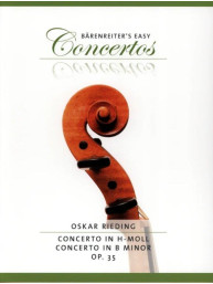 Oskar Rieding: Concert B Op.35 (noty na housle, klavír)