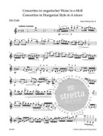 Oskar Rieding: Concertino in Hungarian Style in A minor op. 21 (noty na housle, klavír)