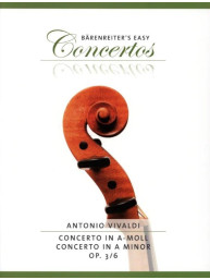 Antonio Vivaldi: Concerto in A minor Op. 3 Nr. 6 (noty na housle, klavír)