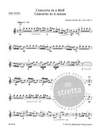 Antonio Vivaldi: Concerto in A minor Op. 3 Nr. 6 (noty na housle, klavír)
