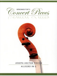 Joseph-Hector Fiocco: Allegro G Major (noty na housle, klavír)