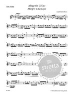 Joseph-Hector Fiocco: Allegro G Major (noty na housle, klavír)