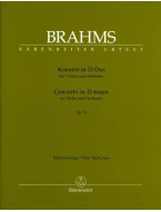Johannes Brahms: Concerto in D major op. 77 (noty pro housle, klavír)