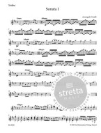 Arcangelo Corelli: Sonatas Op. 5, I-VI (noty na housle, basso continuo)