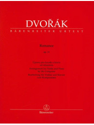 Antonín Dvořák: Romance Op.11 (noty na housle, klavír)