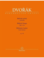 Antonín Dvořák: Biblical Songs Op. 99 - High Voice (noty na klavír, zpěv)