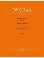 Antonín Dvořák: Biblical Songs Op. 99 - Low Voice (noty na klavír, zpěv)