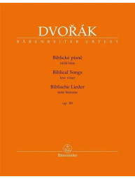 Antonín Dvořák: Biblical Songs Op. 99 - Low Voice (noty na klavír, zpěv)