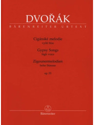 Antonín Dvořák: Gypsy Songs Op.55 - High Voice (noty na klavír, zpěv)