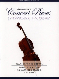 Jean-Baptiste Breval: Sonata in C Major Op. 40/1 (noty na violoncello, klavír)
