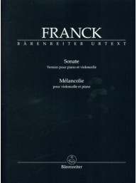 César Franck: Sonata / Mélancolie (noty na violoncello, klavír)