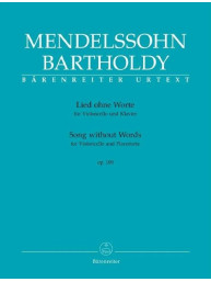 Felix Mendelssohn: Song Without Words Op. 109 (noty na violoncello, klavír)