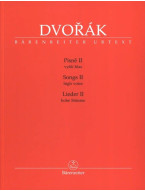Antonín Dvořák: Songs II - High Voice (noty na klavír, zpěv)