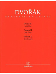 Antonín Dvořák: Songs II - Low Voice (noty na klavír, zpěv)