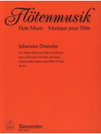 Johannes Driessler: 4 Small Pieces op. 8/2 (noty na příčnou flétnu, klavír)