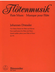 Johannes Driessler: 4 Small Pieces op. 8/2 (noty na příčnou flétnu, klavír)