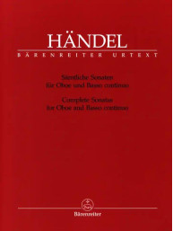 Georg Friedrich Händel: Complete Sonatas (noty na hoboj, basso continuo)