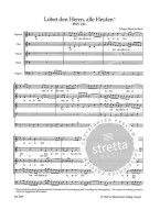 J.S. Bach: Lobet den Herrn, alle Heiden BWV 230 (noty na varhany, zpěv)