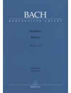 J.S. Bach: Motets BWV 225-230 (noty na zpěv)