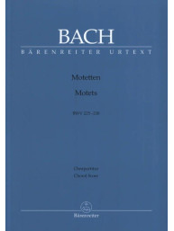 J.S. Bach: Motets BWV 225-230 (noty na zpěv)