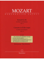 W.A. Mozart: Concerto in E-flat major No. 3, KV 447 (noty na lesní roh, klavír)