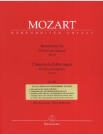 W.A. Mozart: Concerto in E-flat major No. 4, KV 495 (noty na lesní roh, klavír)
