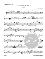 Franz Schubert: Sonata in A minor - Arpeggione D 821 (noty na klarinet, zpěv)