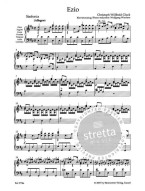 Christoph Willibald Gluck: Ezio -Vienna Version 1763-64 (noty na klavír, zpěv)