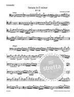 Antonio Vivaldi: 2 Sonatas RV 40, RV 46 (noty na violoncello, basso continuo)