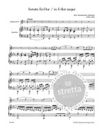 Felix Mendelssohn: Sonata In E-Flat For Clarinet & Piano (noty na klarinet, klavír)