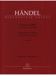 Georg Friedrich Händel: Concerto in G minor HWV 287 (noty na příčnou flétnu či hoboj, klavír)