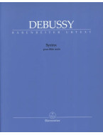 Claude Debussy: Syrinx (noty pro příčnou flétnu)