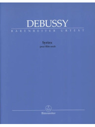 Claude Debussy: Syrinx (noty pro příčnou flétnu)