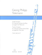 Georg Philipp Telemann: 12 Fantasias TWV 40:26-37 (noty na příčnou flétnu)