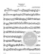 Georg Philipp Telemann: 12 Fantasias TWV 40:26-37 (noty na příčnou flétnu)