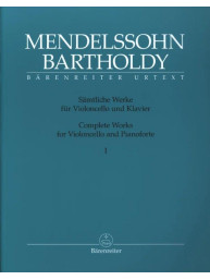 Felix Mendelssohn: Complete Works 1 (noty na violoncello, klavír)